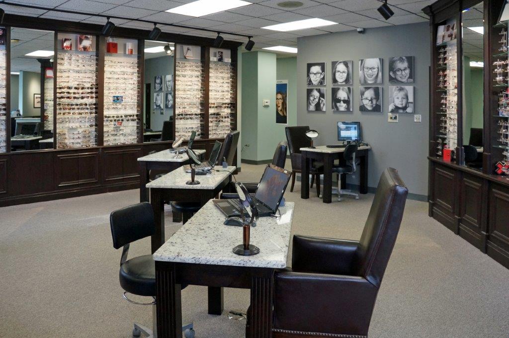Showrooms in Naperville and Downers Grove Naper Grove Vision Care