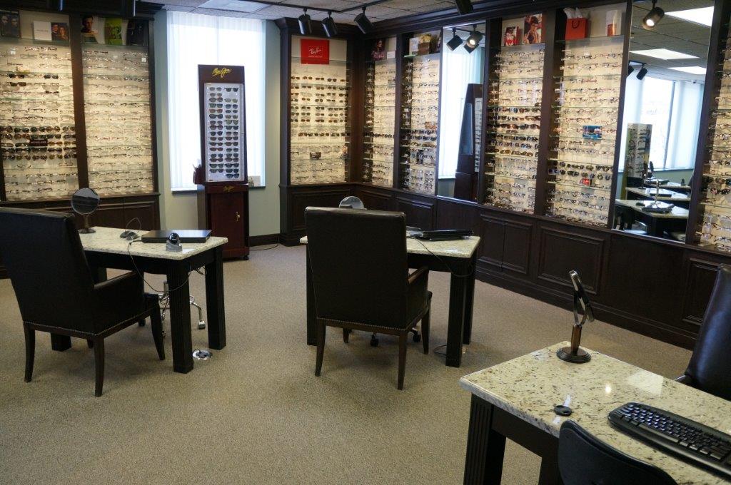 Showrooms in Naperville and Downers Grove Naper Grove Vision Care